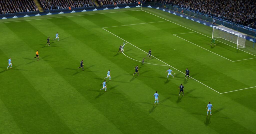 A football match